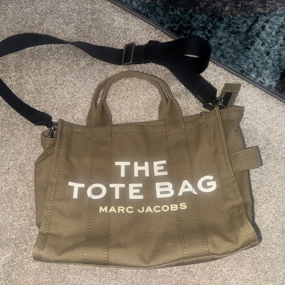 Marc Jacobs Olive Green Tote Bag